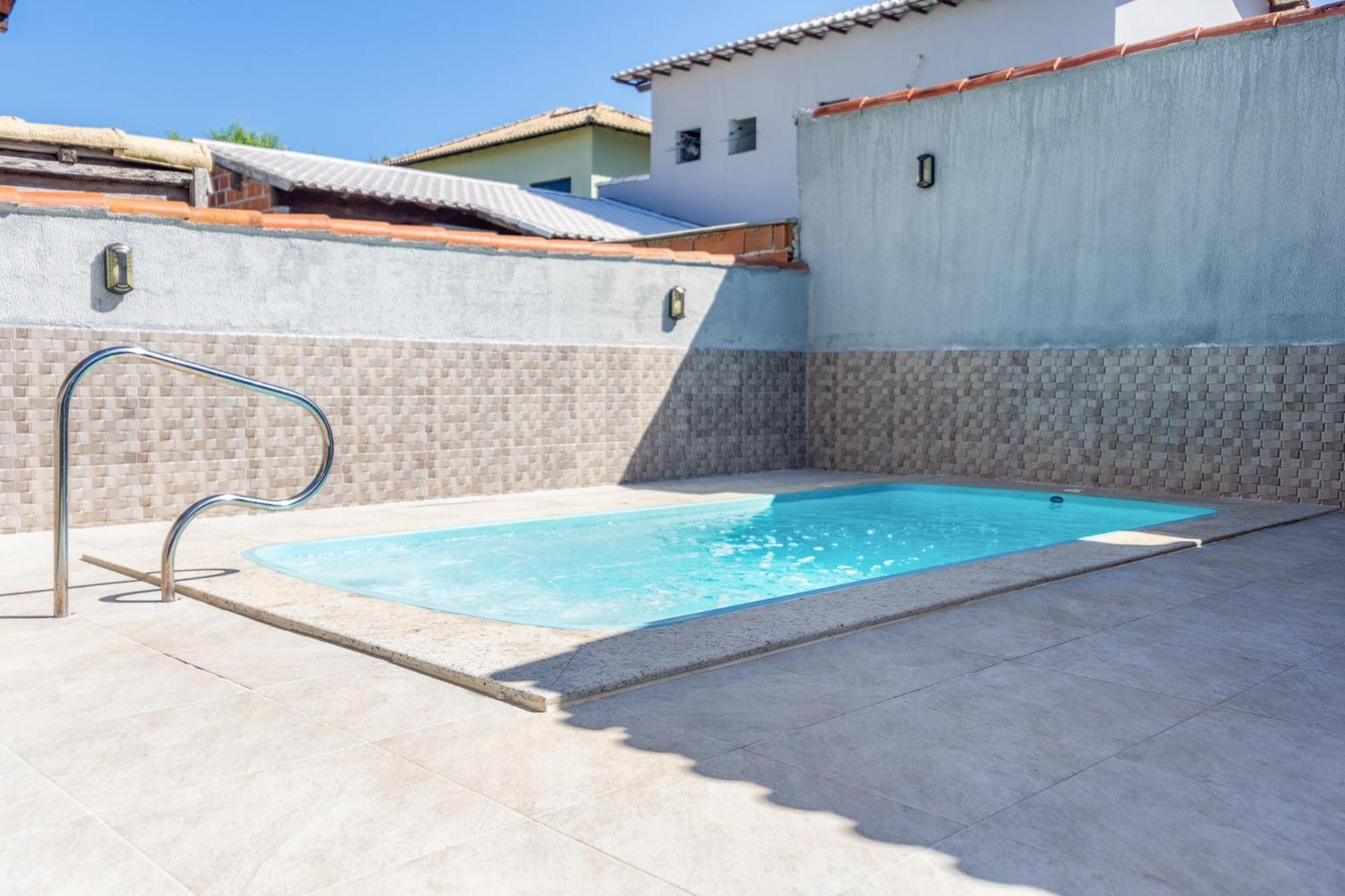 Refugio Tropical Casa De Praia Com Piscina Aquecida E 4 Suites E Garagem 3 Carros, 800 Mtrs Da Praia Internet 700 Mbps, Condominio Privado Com Pista De Skate , Quadra De Futevolei , Campos E Quadras De Futebol! Cabo Frio Dış mekan fotoğraf
